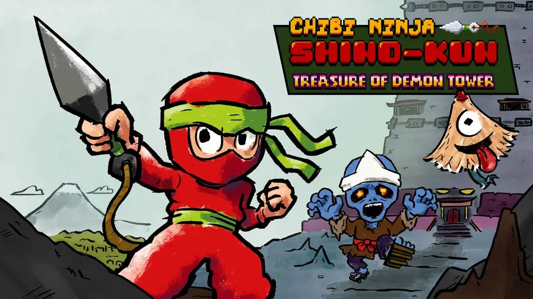 【美版】小忍者志乃君：魔塔宝藏 .Chibi Ninja Shino-kun Treasure of Demon Tower 英语-灼光资源宝库