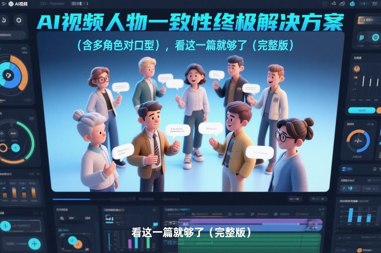 AI视频人物一致性终极解决方案(含多角色对口型)，看这一篇就够了(完整版)-灼光资源宝库