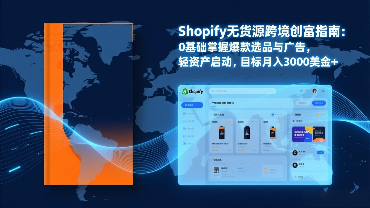 Shopify爆款打法实战：从选品到广告投放，复制爆款模型，驱动独立站月销售额破万刀-灼光资源宝库