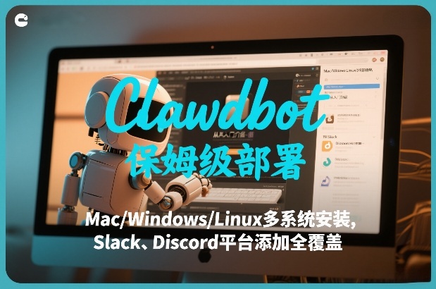 Clawdbot保姆级部署，从入门介绍、Mac/Windows/Linux多系统安装，到Slack、Discord平台添加全覆盖-灼光资源宝库
