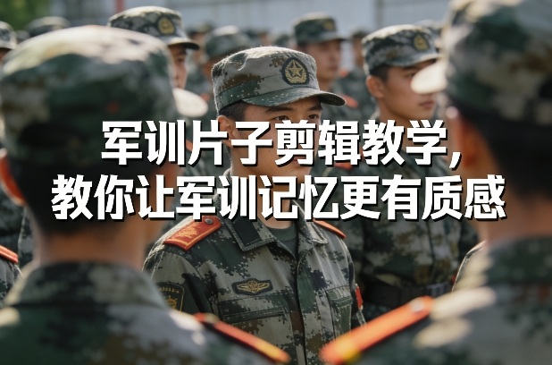 军训片子剪辑教学，教你让军训记忆更有质感-灼光资源宝库