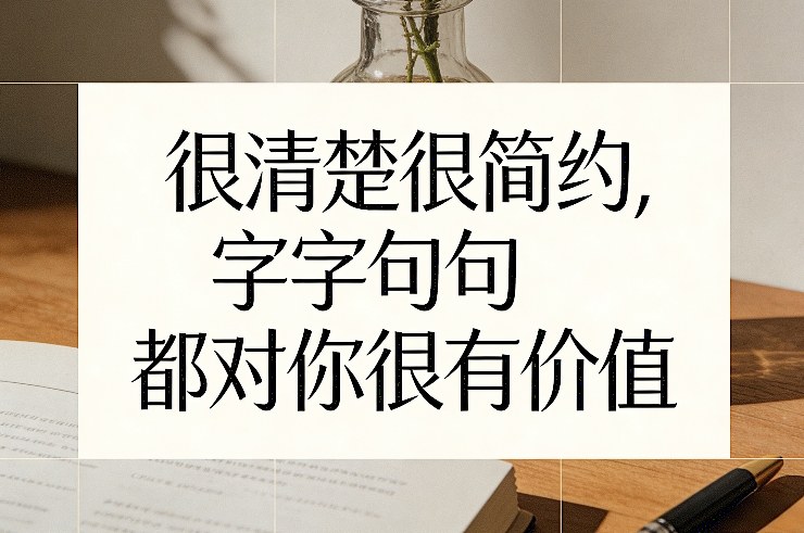付费文章：很清楚很简约，字字句句都对你很有价值-灼光资源宝库