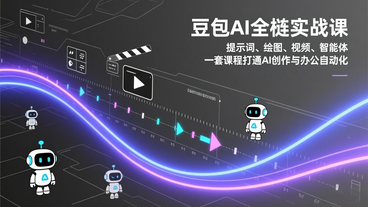 豆包AI全栈实战课：提示词、绘图、视频、智能体，一套课程打通AI创作与办公自动化-灼光资源宝库