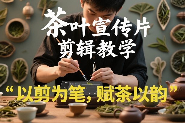 茶叶宣传片剪辑教学，以剪为笔，赋茶以韵，新手也能拍出高级感-灼光资源宝库