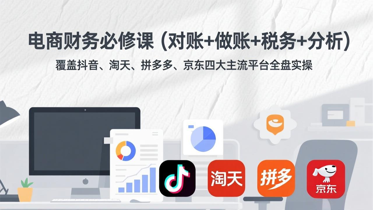 电商财务必修课(对账+做账+税务+分析-灼光资源宝库