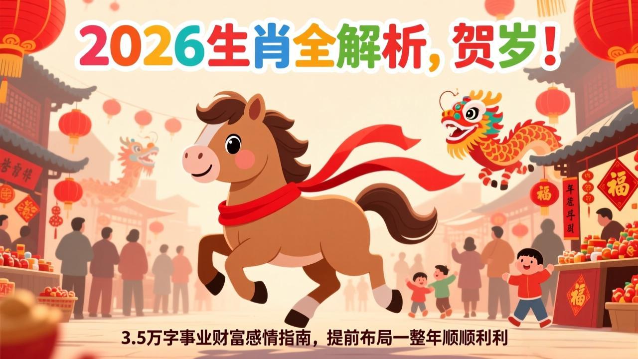 付费文章：贺岁！2026生肖全解析，3.5万字事业财富感情指南，提前布局一整年顺顺利利-蘑菇资源宝库