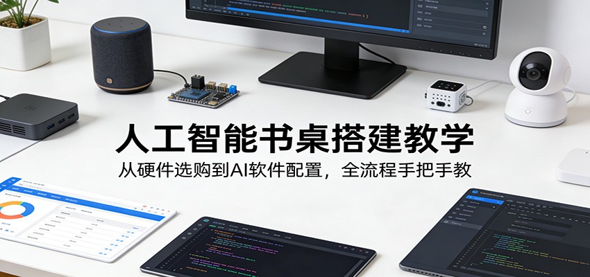 人工智能书桌搭建教学:从硬件选购到AI软件配置,全流程手把手教-蘑菇资源宝库