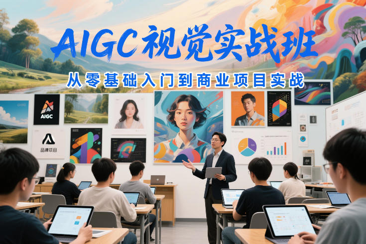 AIGC视觉实战班,从零基础入门到商业项目实战-灼光资源宝库