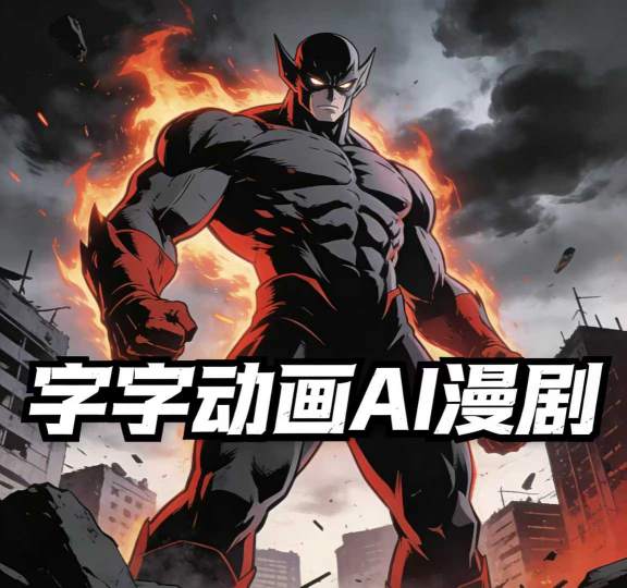 字字动画AI漫剧2026年第1期系统课程，小白看完就能学会实操的漫剧课，单人月收1-3W-灼光资源宝库
