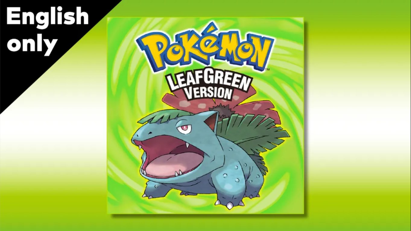 【美版】宝可梦叶绿 .Pokemon LeafGreen 中文汉化-灼光资源宝库