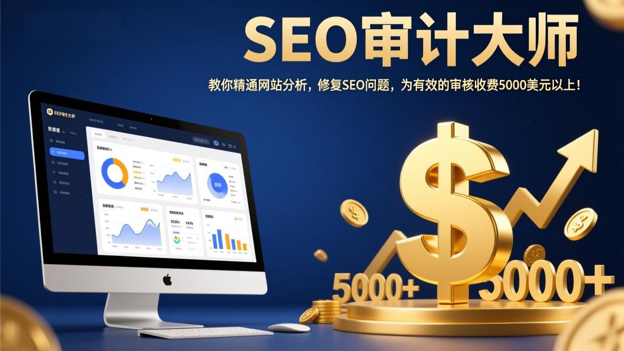 SEO审计大师：教你精通网站分析，修复SEO问题，为有效的审核收费5000美元以上！-灼光资源宝库
