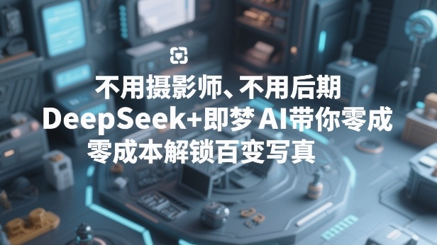 不用摄影师、不用后期，DeepSeek+即梦AI带你零成本解锁百变写真！-灼光资源宝库