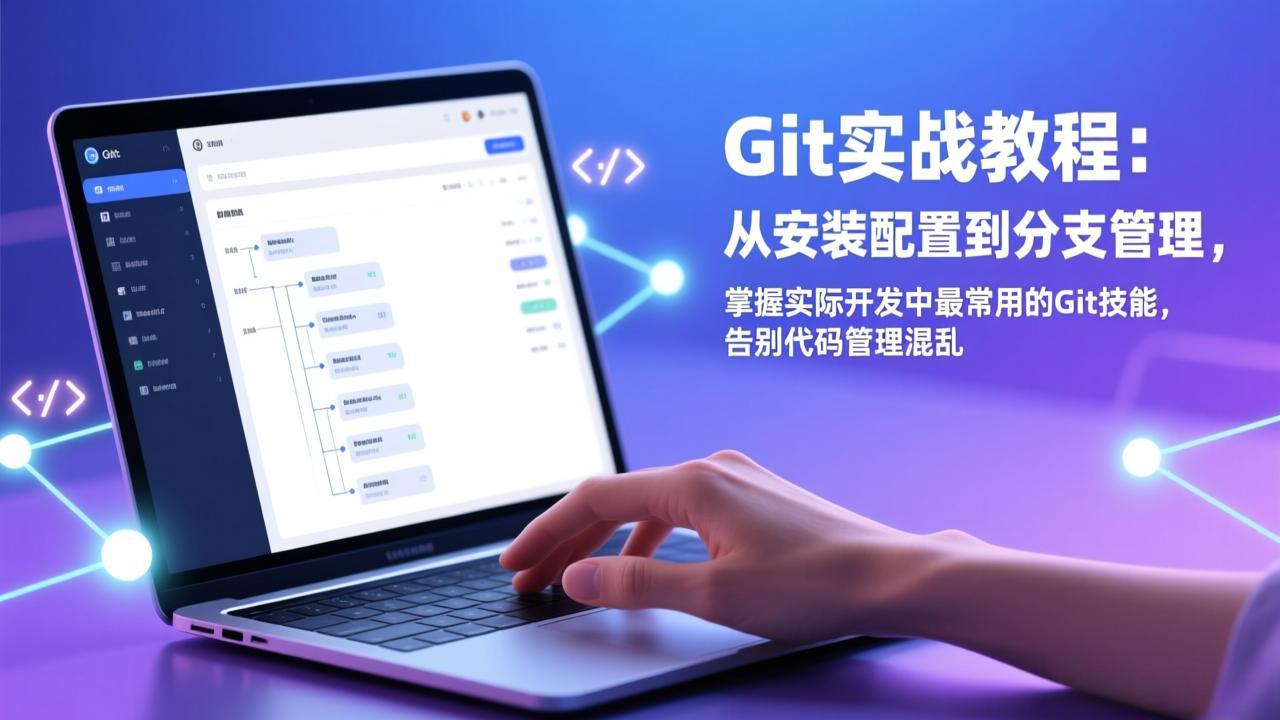 Git实战教程:从安装配置到分支管理,掌握实际开发中最常用的Git技能,告别代码管理混乱-灼光资源宝库