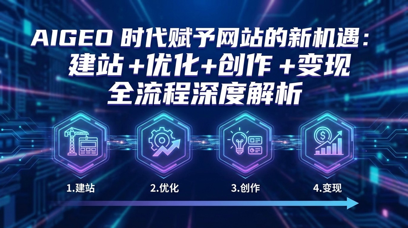 AIGEO+时代赋予网站的新机遇:建站+优化+创作+变现+全流程深度解析-灼光资源宝库