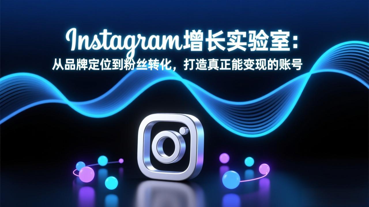 Instagram增长实验室：从品牌定位到粉丝转化，打造真正能变现的账号-灼光资源宝库
