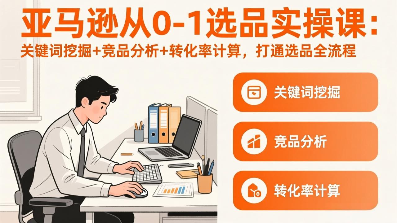 亚马逊从0-1选品实操课(更新3月-灼光资源宝库