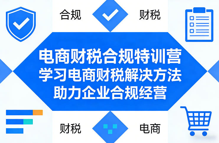 电商财税合规特训营,学习电商财税解决方法,助力企业合规经营-灼光资源宝库
