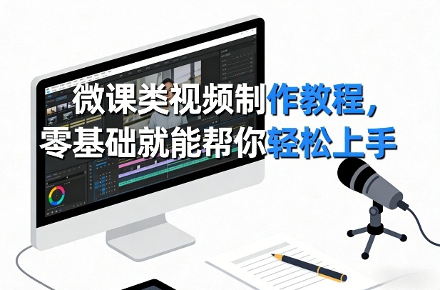 微课类视频制作教程，零基础就能帮你轻松上手-灼光资源宝库