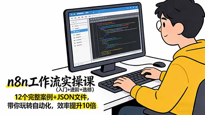 n8n工作流实操课(入门+进阶+选修-灼光资源宝库