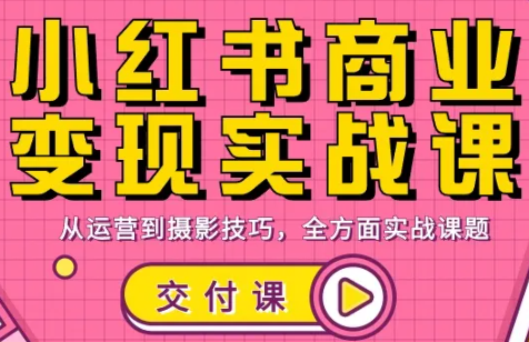 饭饭老师·小红书商业变现实战课-灼光资源宝库