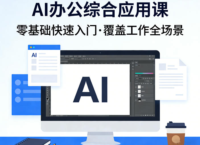 AI办公综合应用课，零基础快速入门，覆盖了工作中各种应用场景-灼光资源宝库