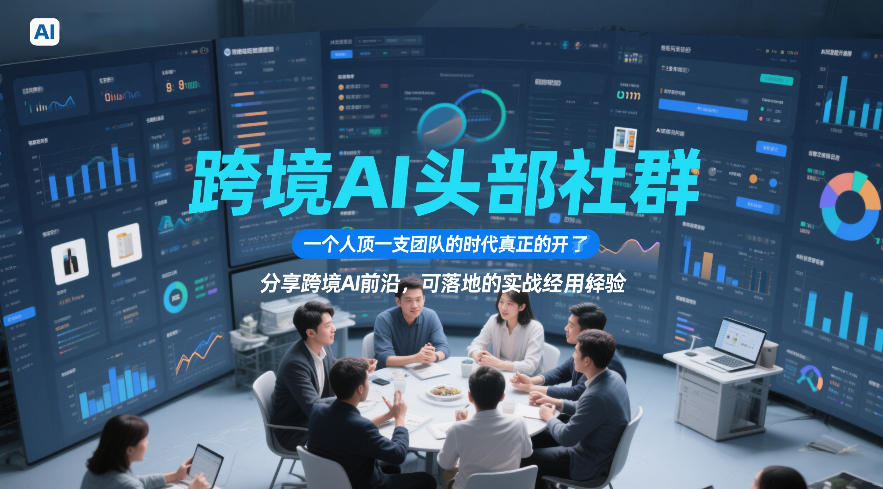 跨境AI头部社群,一个人顶一支团队的时代真正的开始了,分享跨境AI前沿,可落地的实战经验(更新3月23日)-灼光资源宝库