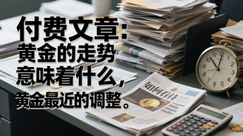 付费文章：黄金的走势意味着什么，如何看待黄金最近的调整-灼光资源宝库