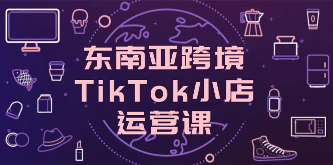 东南亚跨境TikTok小店运营课,掌握店铺设置与流量转化核心技巧-灼光资源宝库