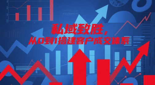 私域致胜,从0到1搭建客户成交体系-灼光资源宝库