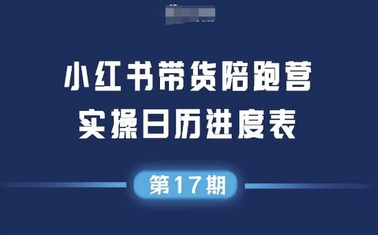 小红书第17期带货陪跑营，不囤货，无不直播，无不投流，通过选品+笔记内容+测品+笔记铺量+矩阵运营打爆款-灼光资源宝库