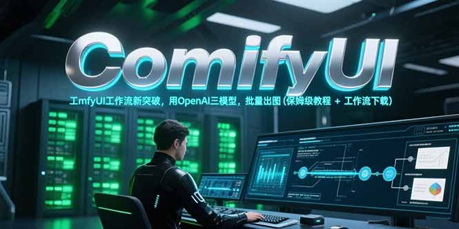 ComfyUI工作流新突破，用OpenAI三模型，批量出图(保姆级教程+工作流下载-灼光资源宝库