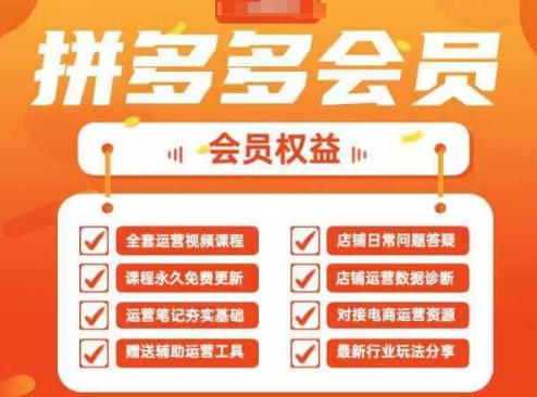 2025拼多多运营实战课，40节全流程教学，覆盖拼多多运营全链路-灼光资源宝库