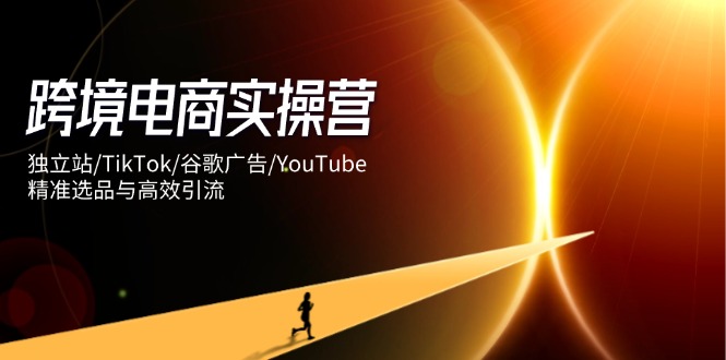 跨境电商实操营:独立站/TikTok/谷歌广告/YouTube,精准选品与高效引流-灼光资源宝库