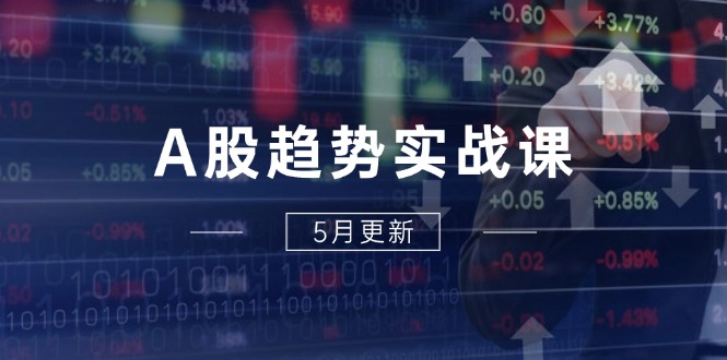 A股趋势实战课：主力动向+政策红利，2025全年策略5月更新-灼光资源宝库