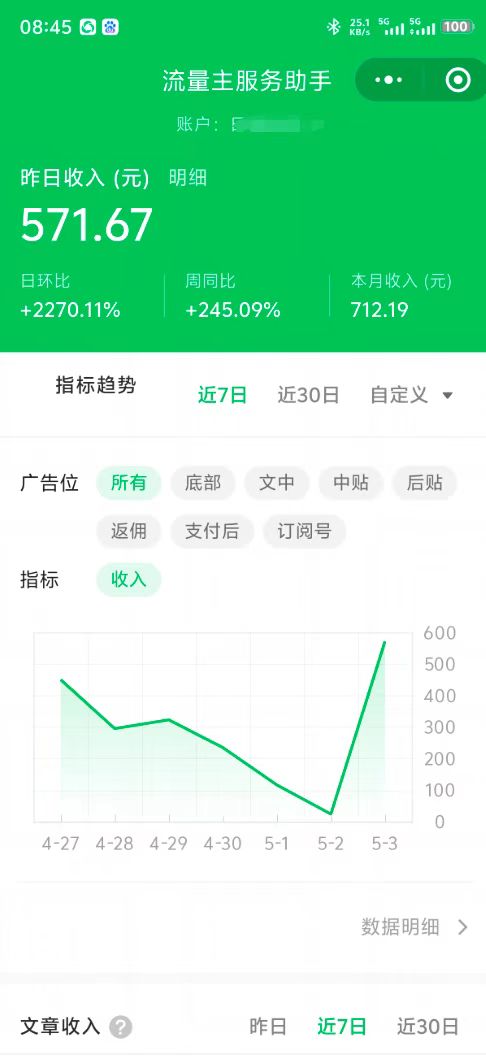 最新公众号托管躺赚项目，操作简单，只需复制粘贴，小白每天花五分钟，…-灼光资源宝库