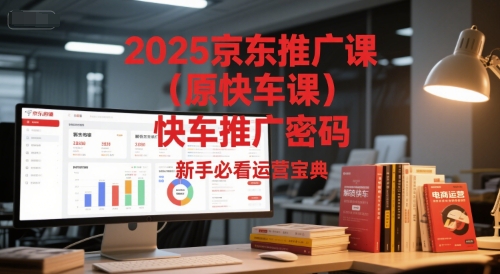 2025京东推广课(原快车课)解锁京东快车推广密码，新手必看运营宝典-灼光资源宝库