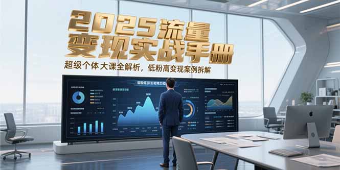 2025流量变现实战手册，超级个体大课全解析，低粉高变现案例拆解-灼光资源宝库