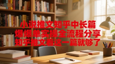 小说推文知乎中长篇爆单实操全流程分享，知乎推文看这一篇就够了-灼光资源宝库