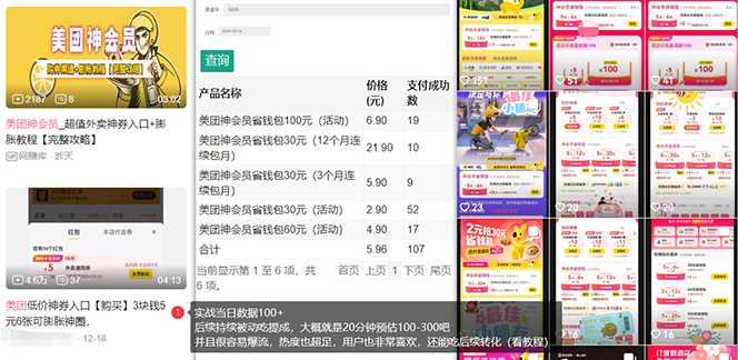 美团神券/神会员_入门级教程,外卖券膨胀推广项目【蓝海市场攻略】-灼光资源宝库
