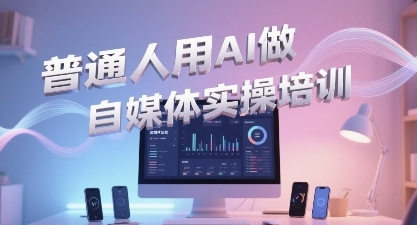 普通一个人用AI做自媒体，助你轻松开启AI自媒体创作之路-灼光资源宝库