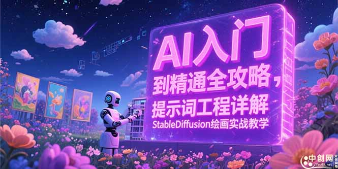 AI入门到精通全攻略，提示词工程详解，StableDiffusion绘画实战教学-灼光资源宝库