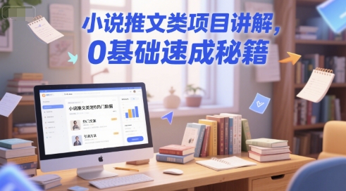 小说推文类项目讲解,0 基础速成秘籍-灼光资源宝库