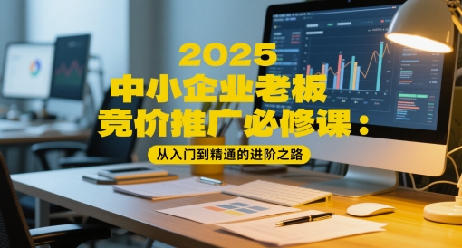 2025中小企业老板竞价推广必修课：从入门到精通的进阶之路-灼光资源宝库