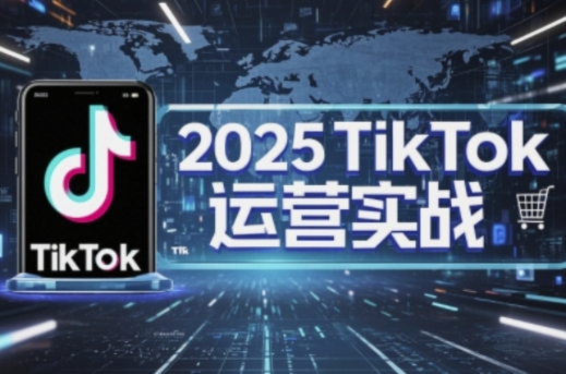 2025TikTok电商运营，掌握TikTok店铺运营核心技巧，实现低成本高转化-灼光资源宝库