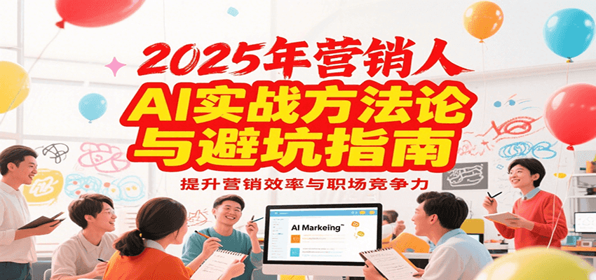 2025年营销实战方法论与避坑指南，利用AI提升营销效率与职场竞争力-灼光资源宝库