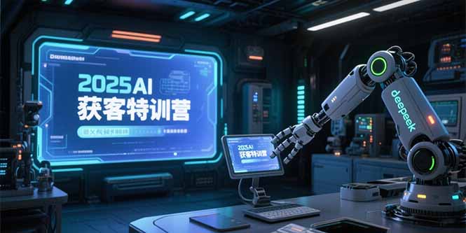 2025AI获客特训营，AI图文视频全制作，deepseek工具实操教学-灼光资源宝库