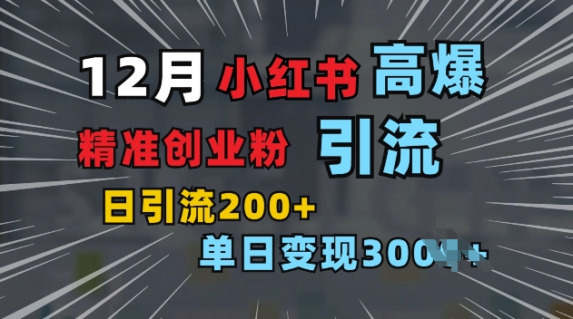 小红书一张图片“引爆”创业粉，单日+200+精准创业粉 可筛选付费意识创业粉【揭秘】-灼光资源宝库